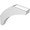 Ekena Millwork 5 1/2-in. W x 32-in. D x 32-in. H Thorton Architectural Grade PVC Knee Brace BRCP055X32X32THR - alternate 4